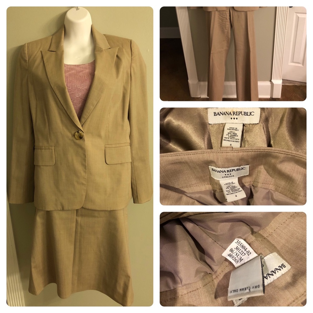 Jacket with two pants and two skirts